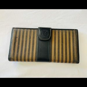 Authentic Vintage Fendi Pequin Wallet